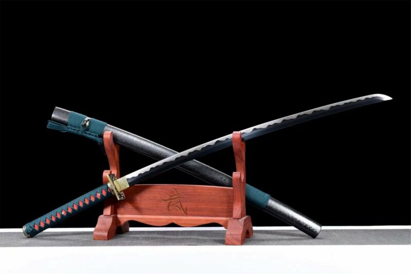 Épée D’anime One Piece Kyoshiro Épée De Samouraï Japonais Katana D’anime Fait à La Main Acier à Haute Teneur En Manganèse Full Tang