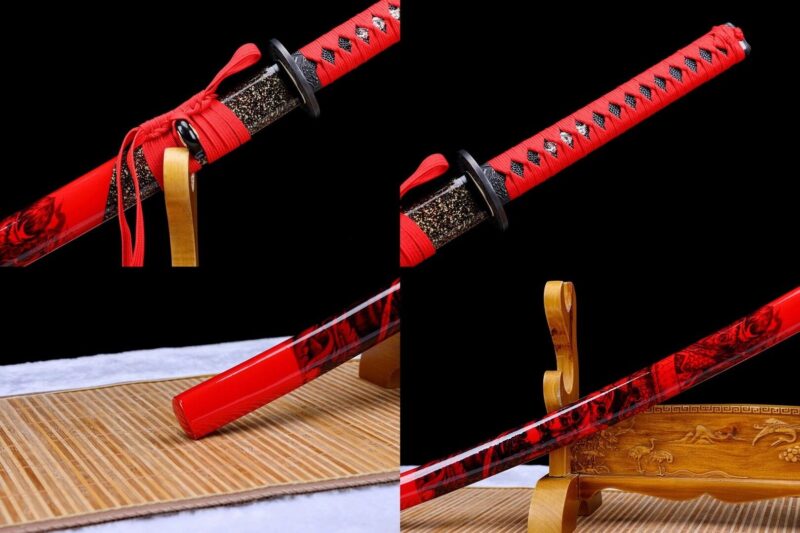 Monkey King Katana Hero Is Back Épée De Samouraï Japonais Véritable Katana Épée Faite Main Acier Au Manganèse Haute Performance Épée Longquan