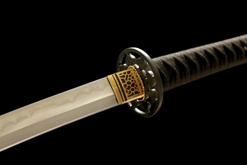 Katana Towada (acier Au Carbone 1060 Véritable Peau De Raie)