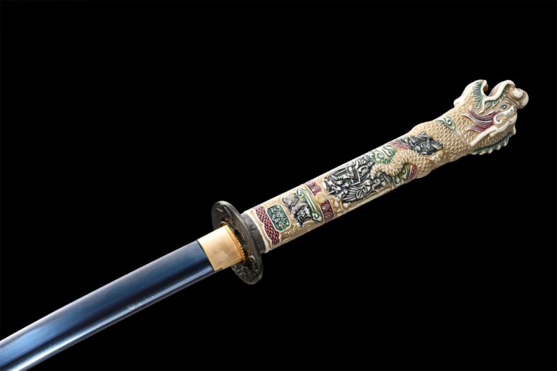 Katana Tête De Dragon (acier Au Carbone 1060)