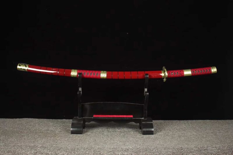 Sandai Kitetsu Version Anime Katana Sabre De Samouraï Janpanais Acier à Haute Teneur En Carbone Sabre Longquan