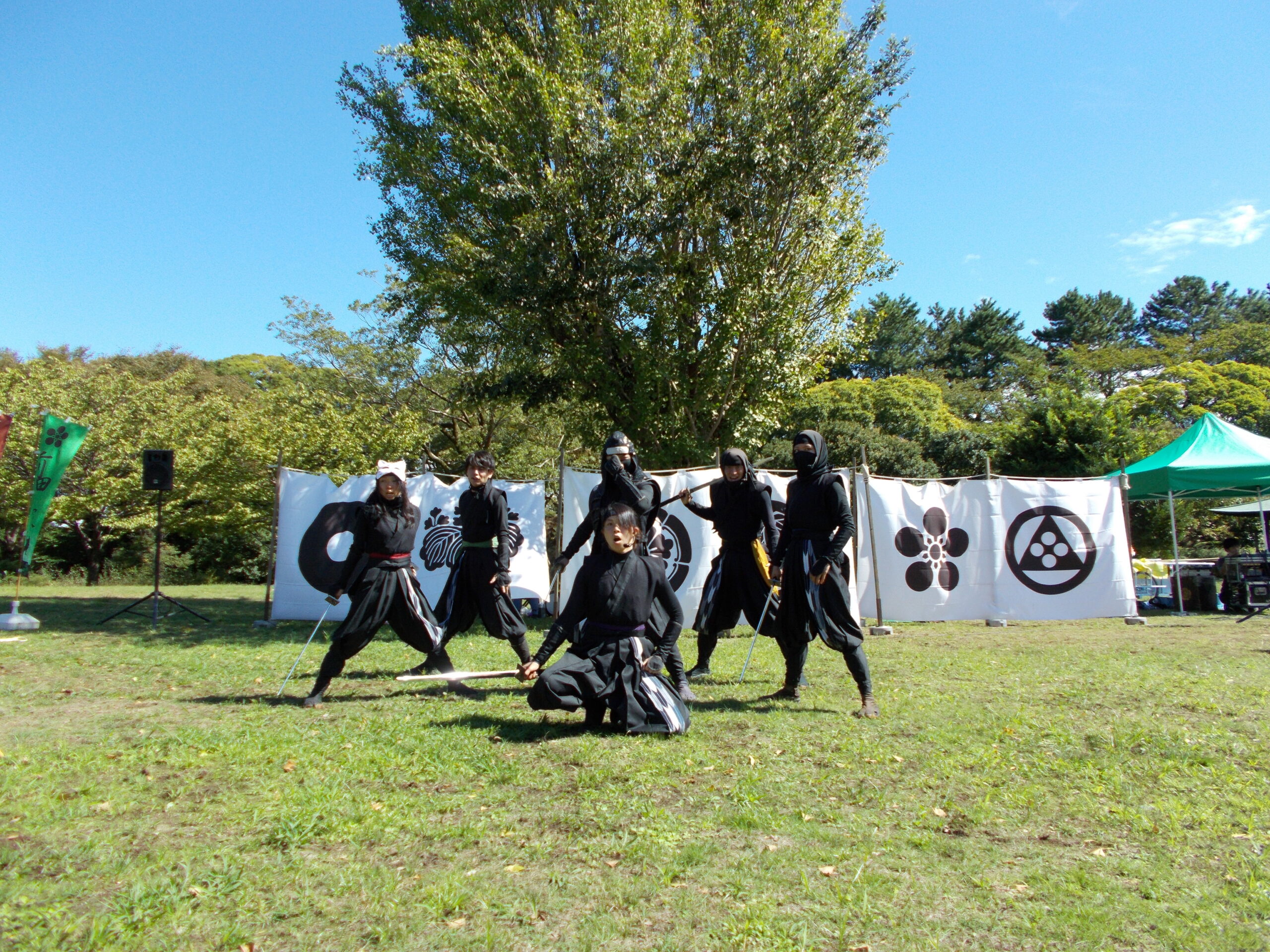 Hattori Hanzō samurai-statue og ninja-figurer
